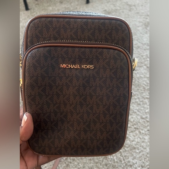 Michael Kors Brown and Gold Chain Crossbody bag - Picture 4 of 4